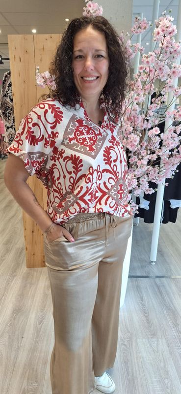 Blouse Mirthe rood