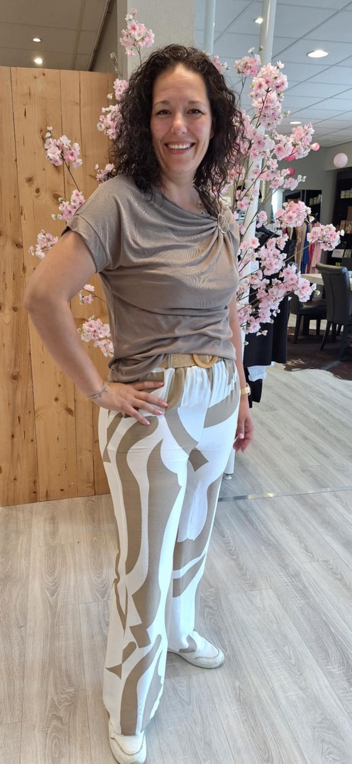 Top Gesp Taupe