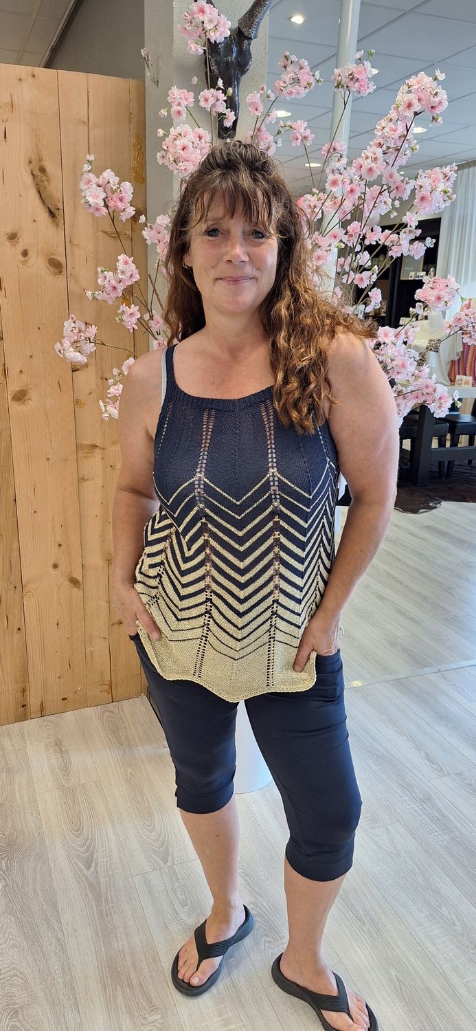 Top Evy blauw
