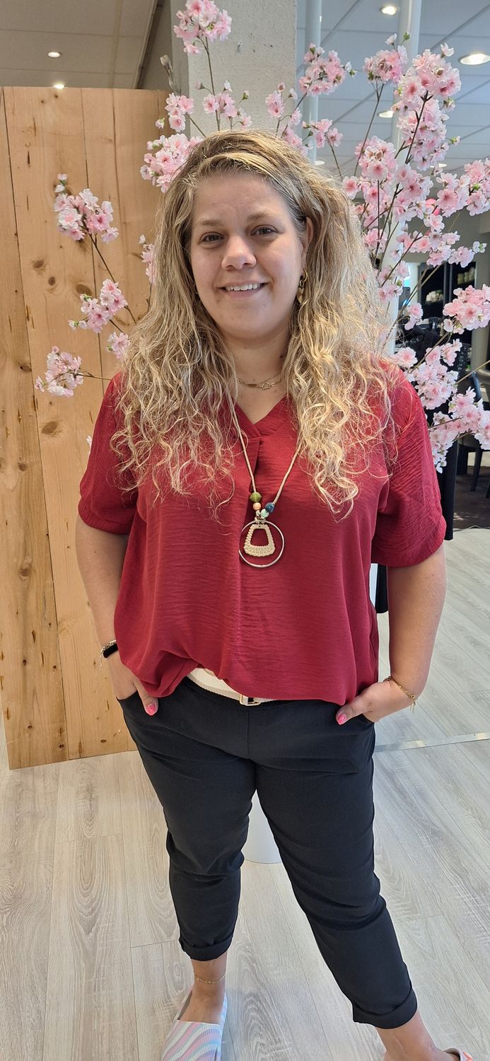 Blouse Ketting Bordeau