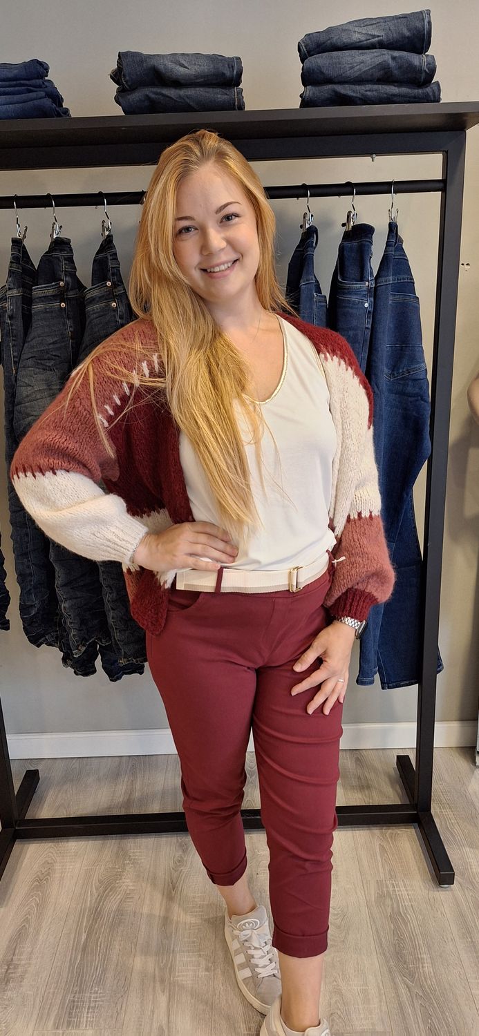Vest Color bordeau