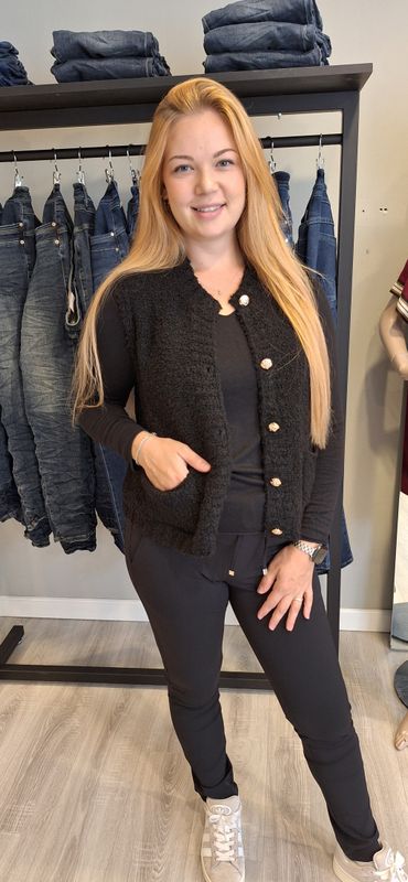 Gilet zwart