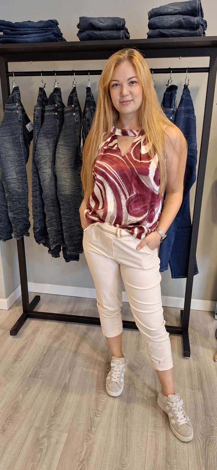Broek Des crème