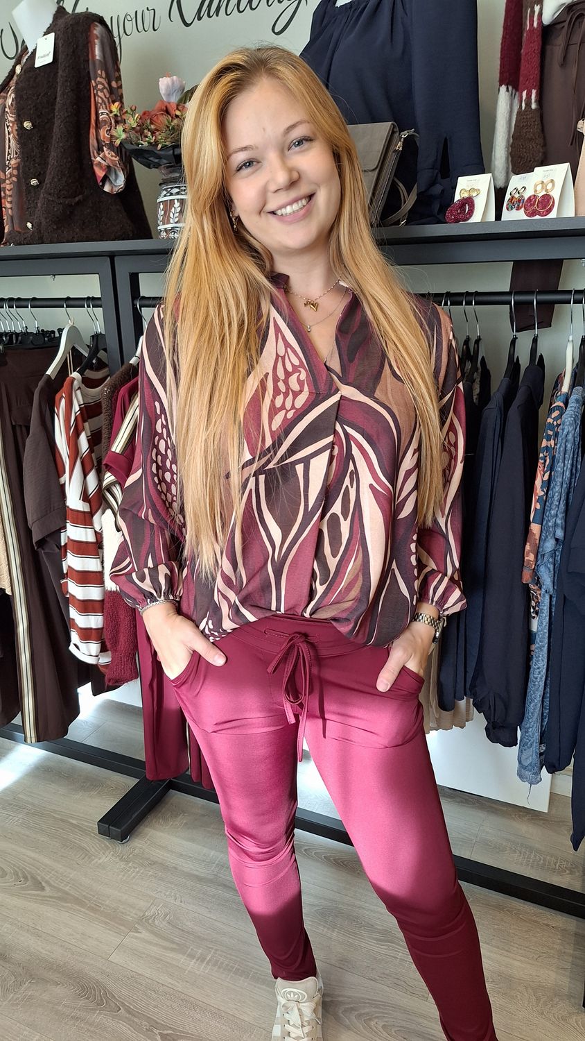 Blouse Jayde Bordeau