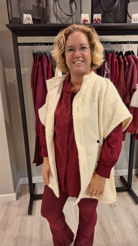 Bodywarmer Isa offwhite