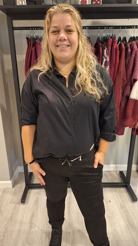 Basis blouse zwart