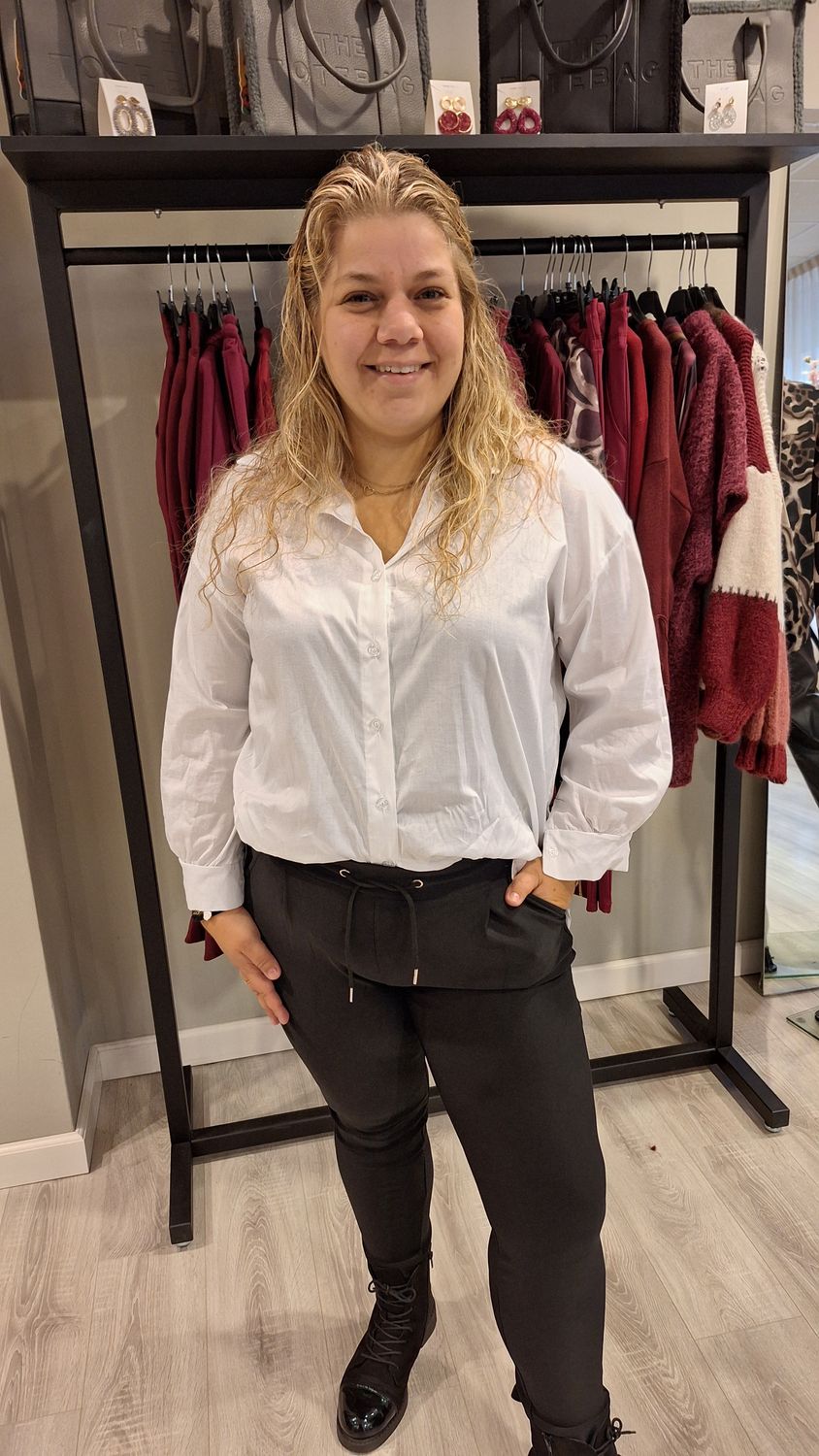 Basis Blouse wit