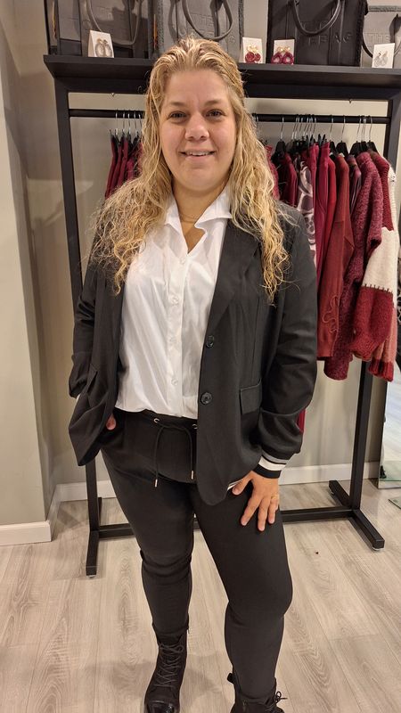 Baseball Blazer zwart