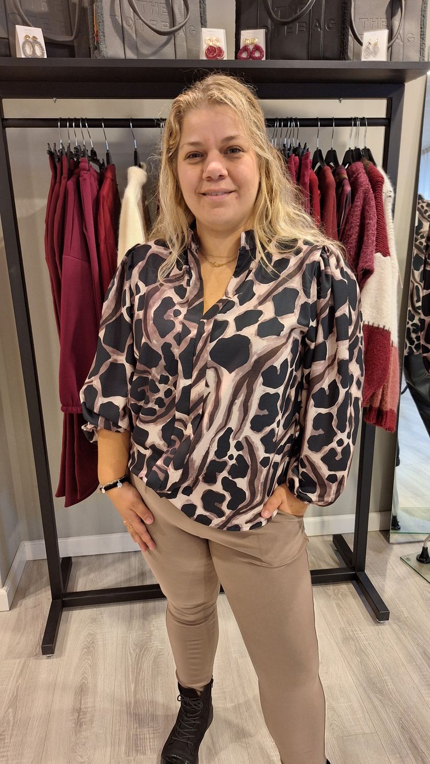 Blouse Panter Look