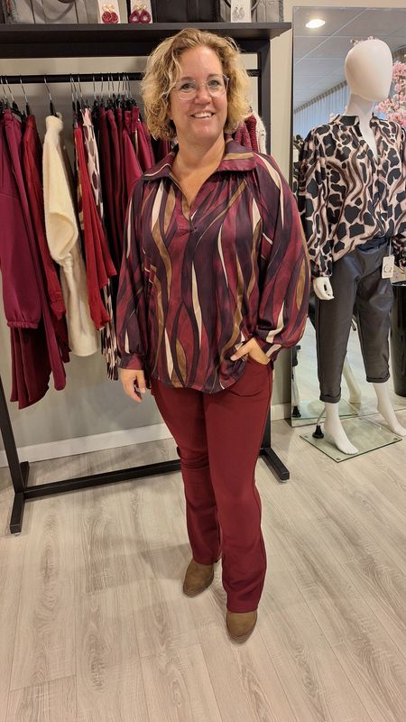 Miss Angelina tregging met flared pijp