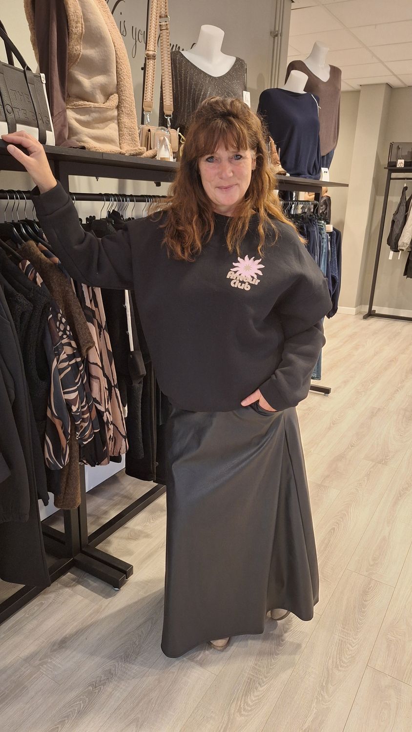 Sweater Amour Club zwart