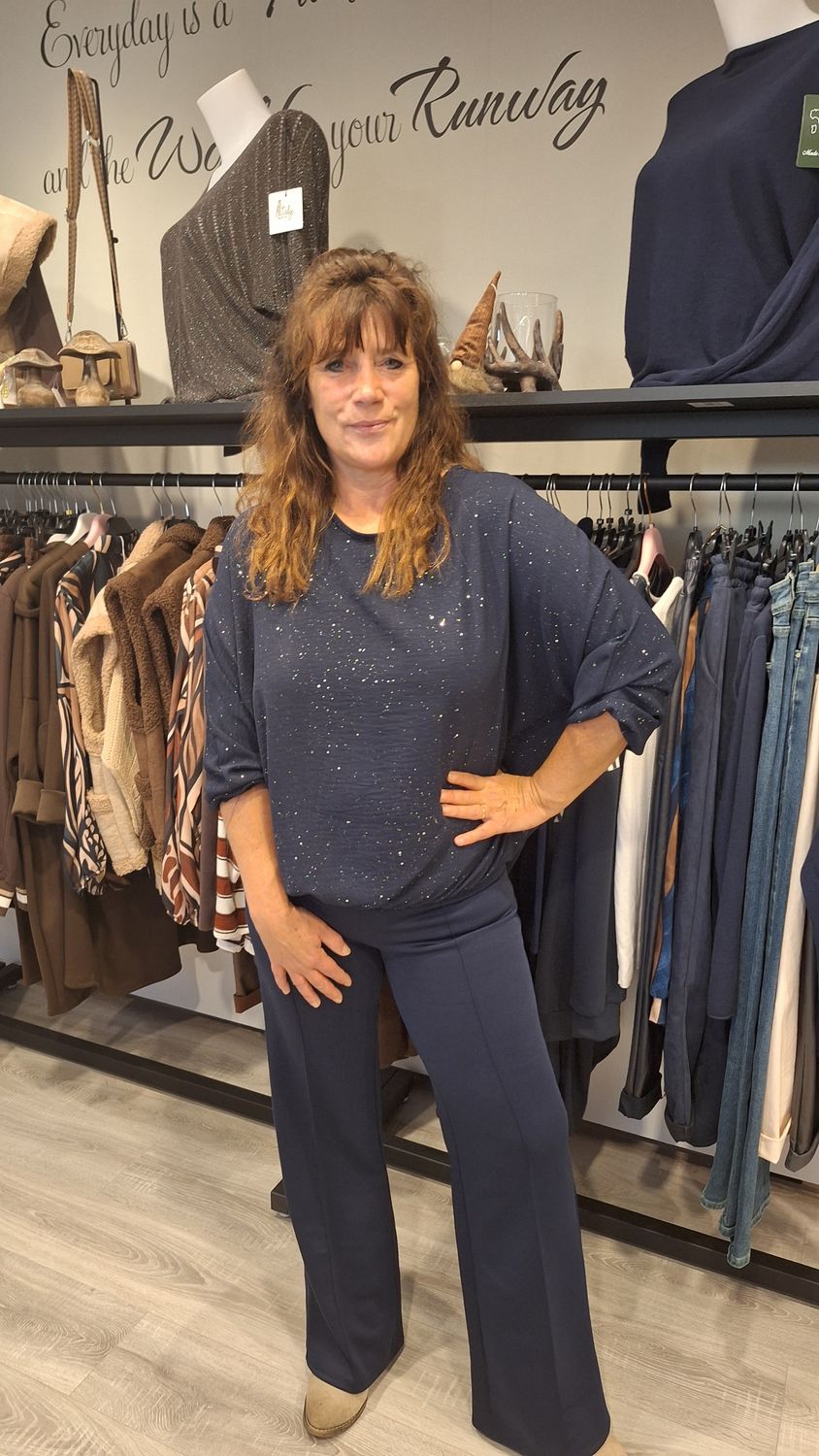 Blouse Joy blauw
