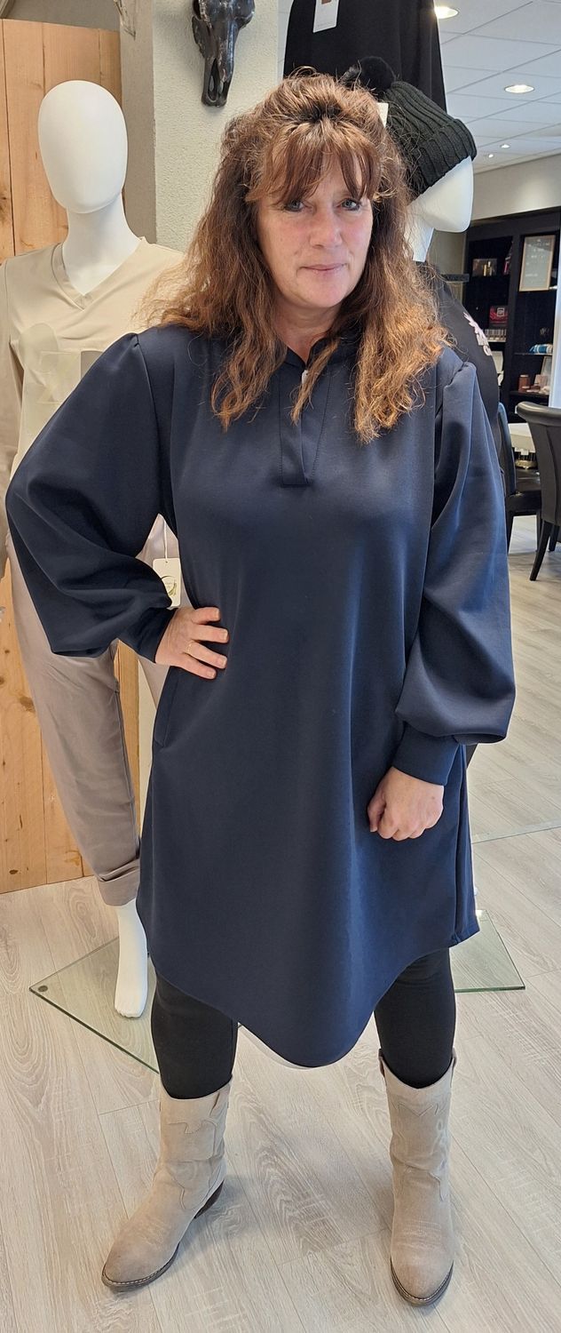 Jurk Chloe donker blauw