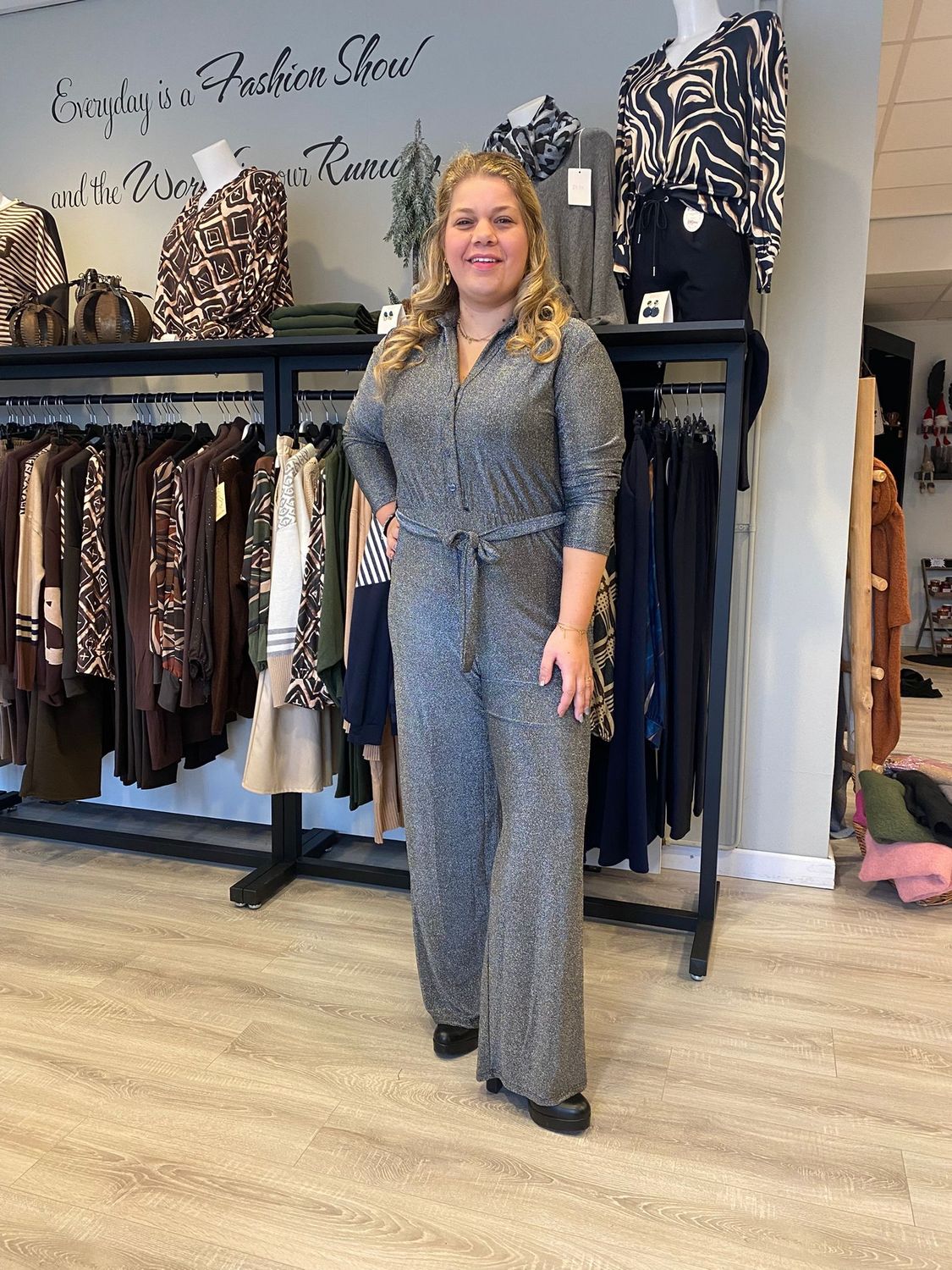 Jumpsuit zilver