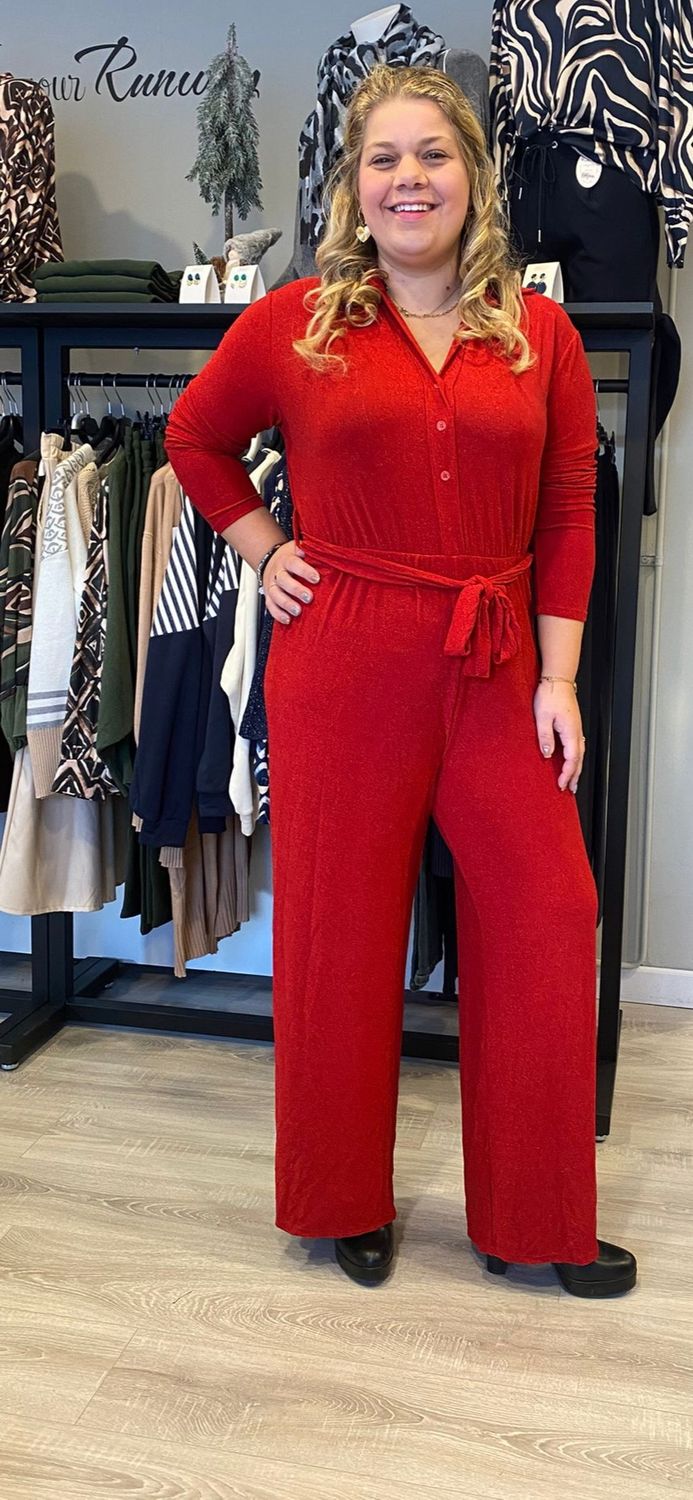 Jumpsuit Rood
