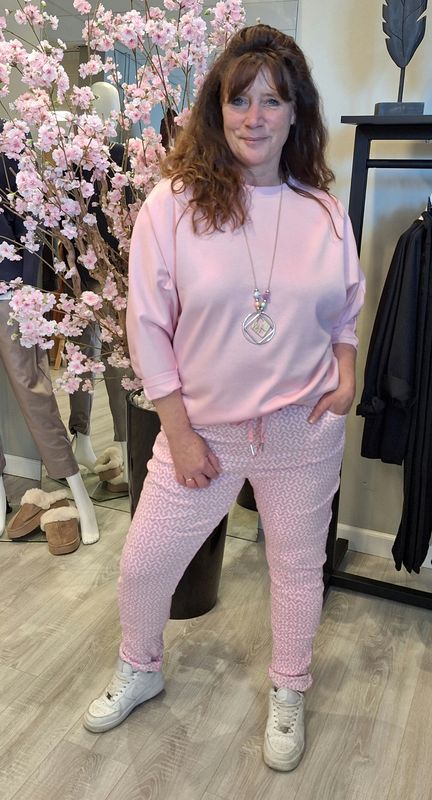 Winterse jog Spring colour roze