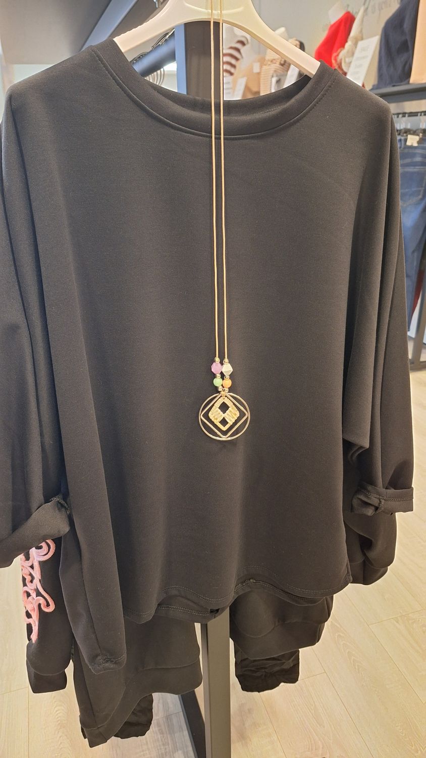 Sweater Ketting zwart