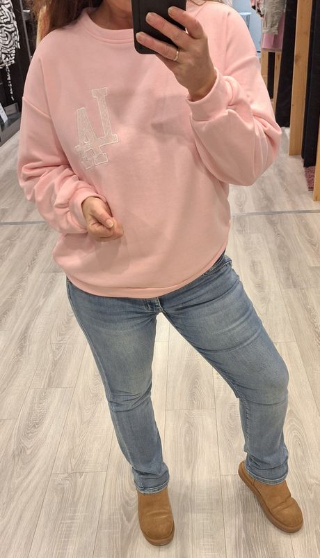 Sweater LA roze
