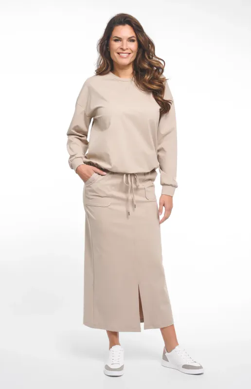 Zoso travelstof rok Fonda sand