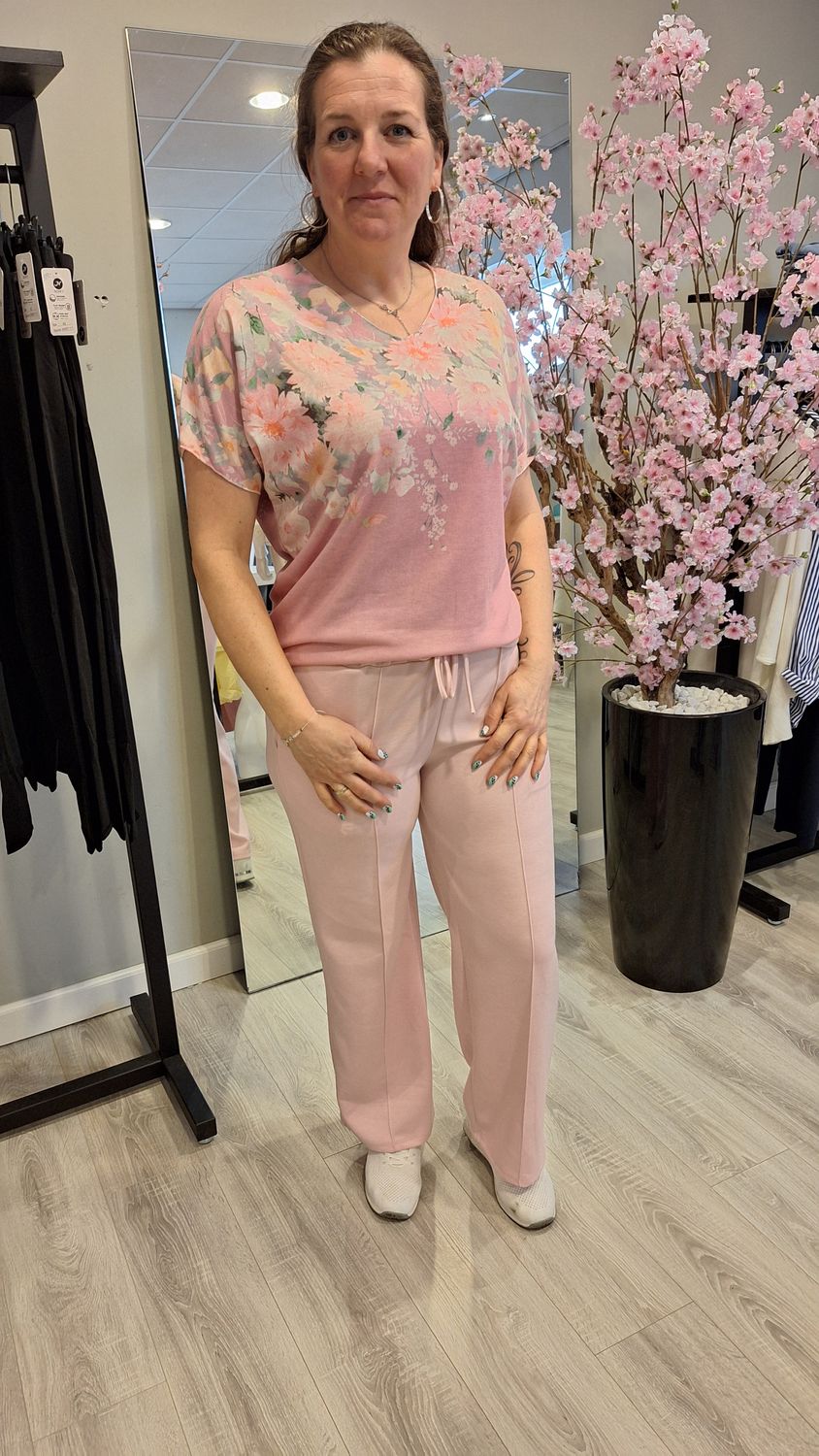 Top bloem roze