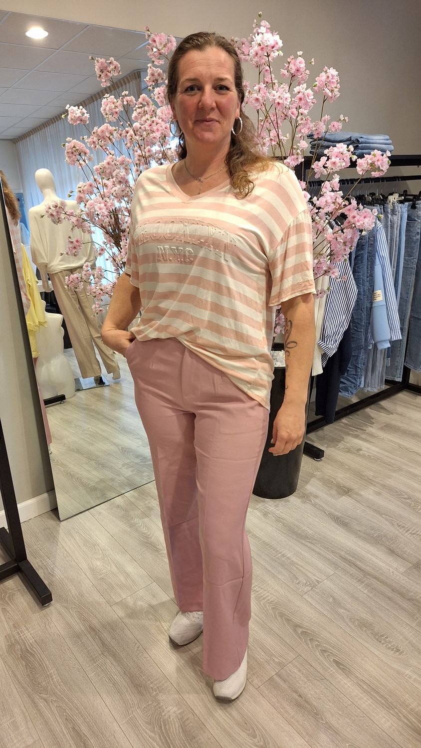 Tshirt Brooklyn roze