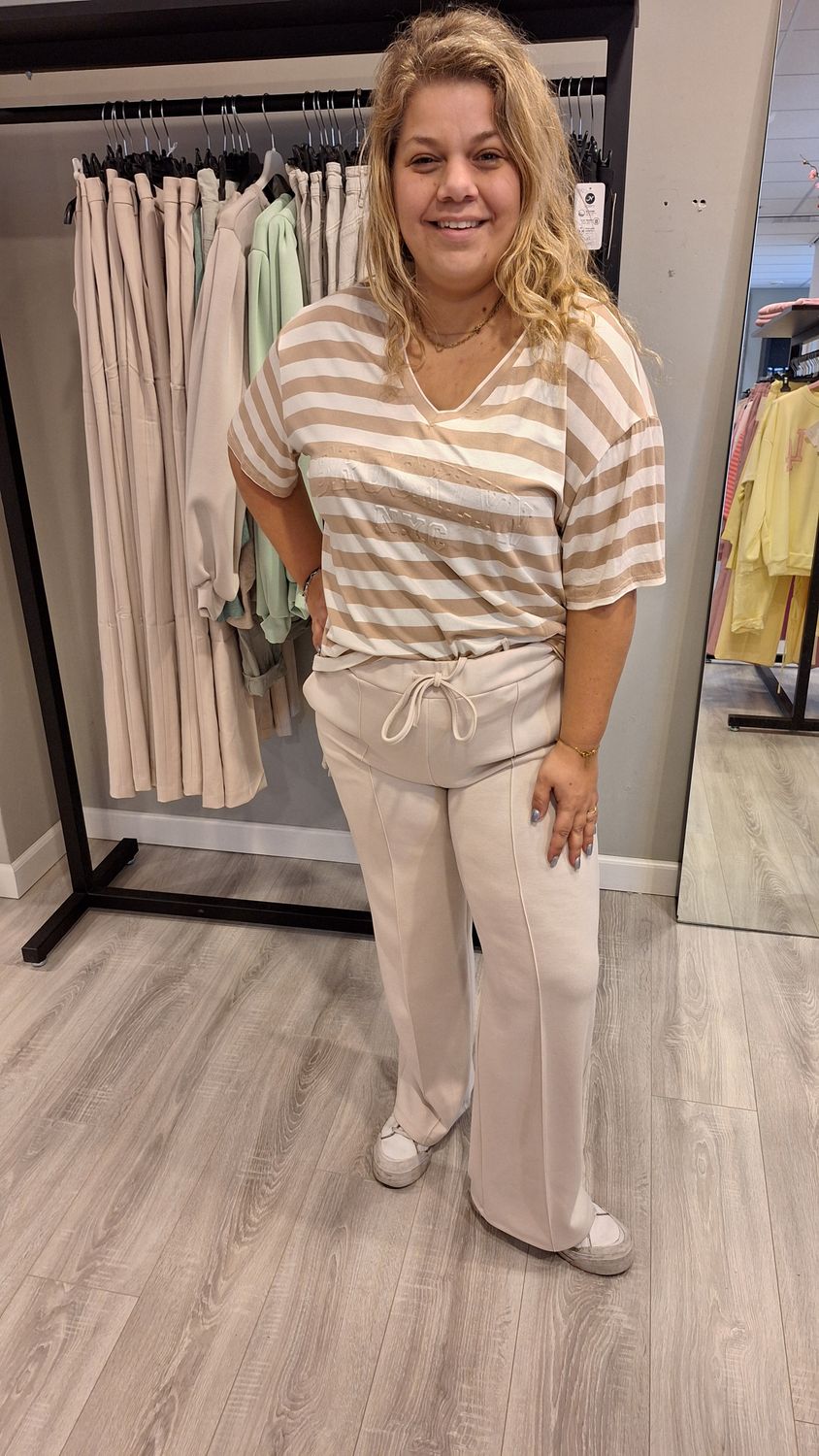 Tshirt Brooklyn beige