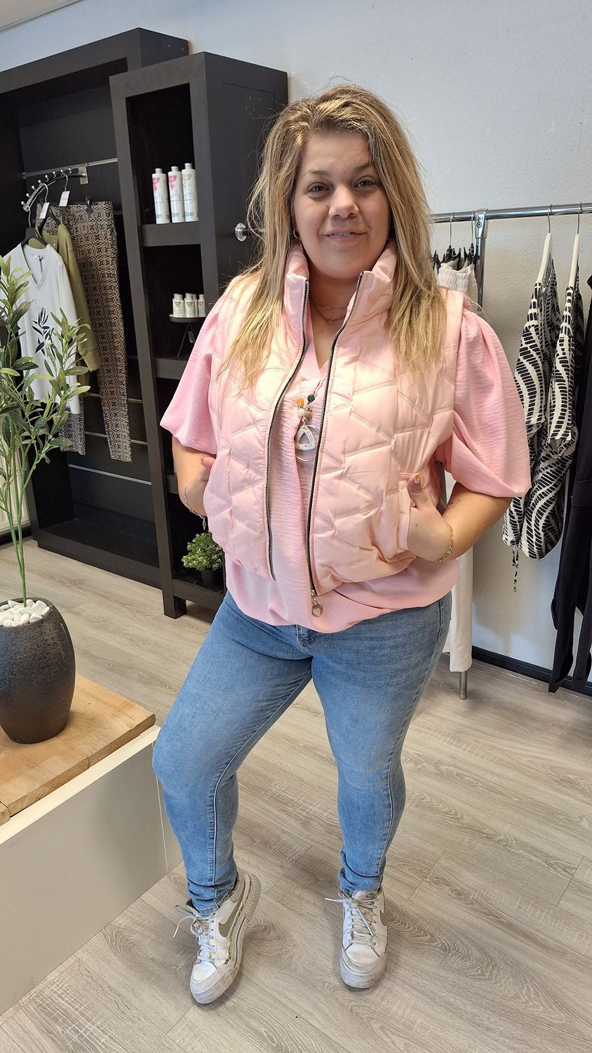 Bodywarmer roze