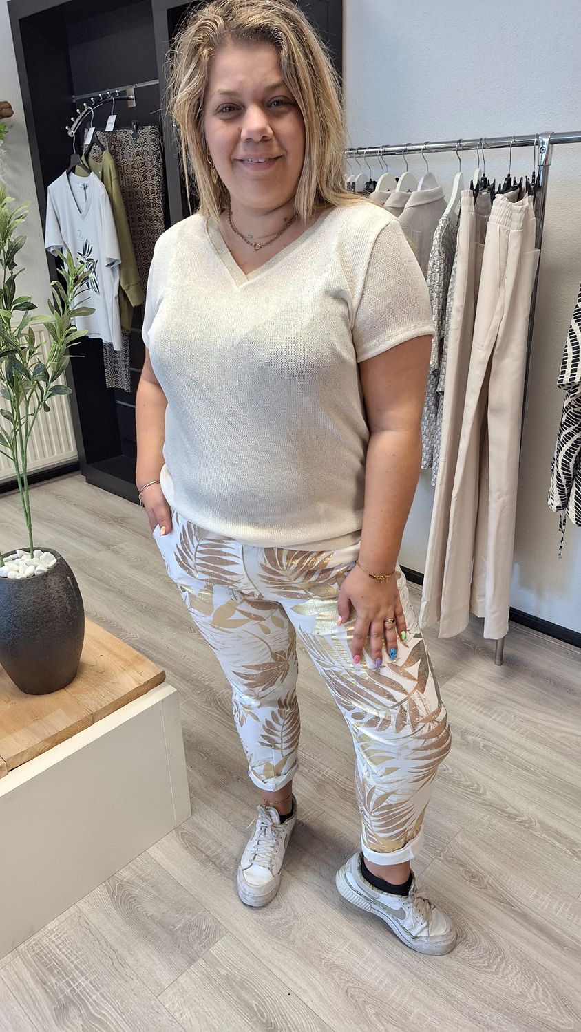 Jogging Offwhite goud Model 2