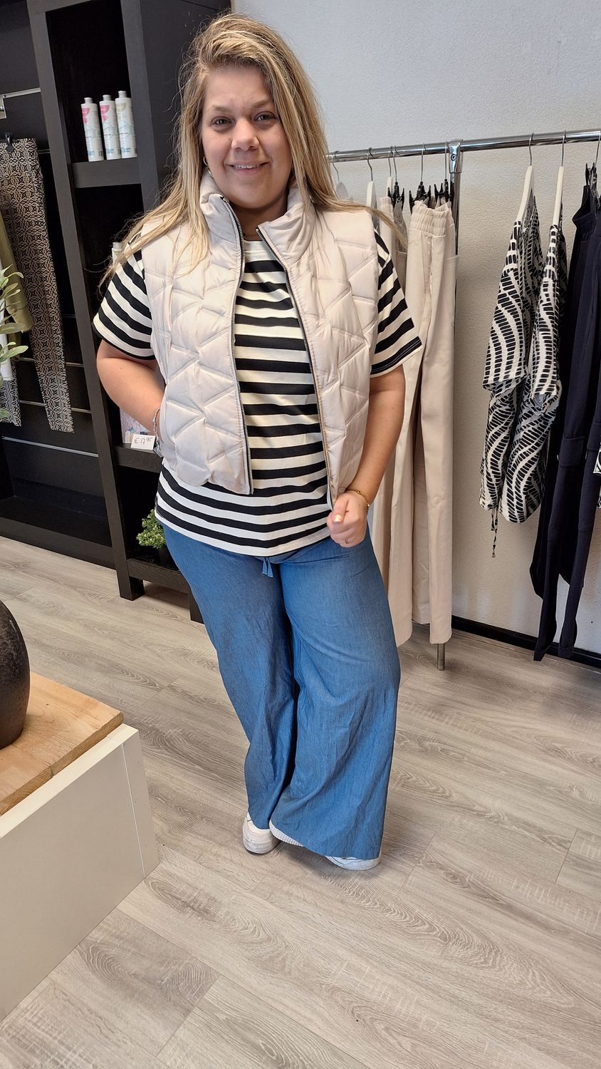 Jeans Flared donker blauw