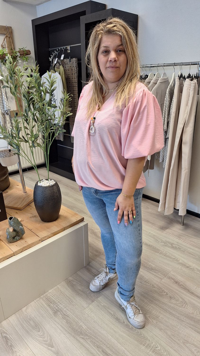 Blouse Juul roze