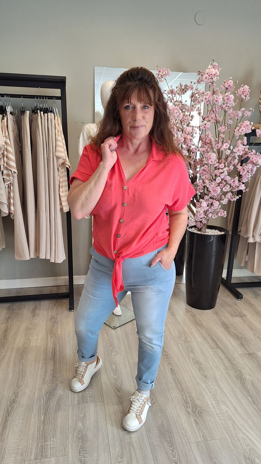 Jog jeans licht blauw