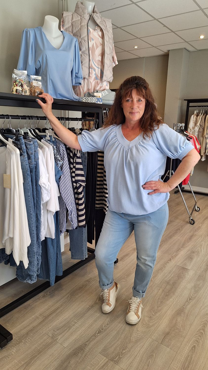 Top Ilse licht blauw