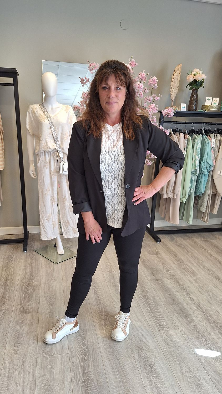 Blazer zwart one en plus size