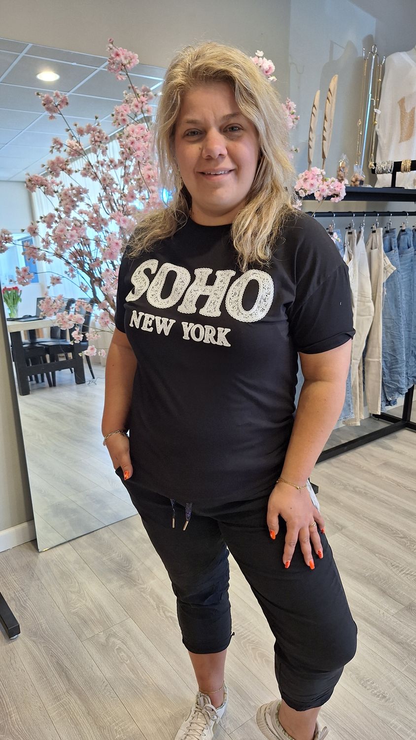 SOHO T-shirt zwart
