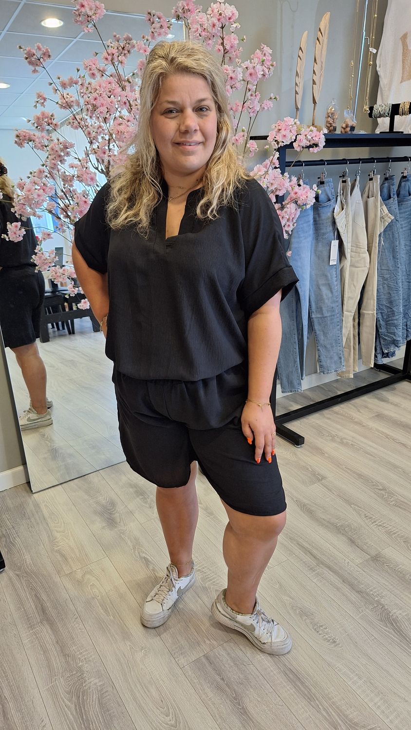 2 delig setje Mara zwart