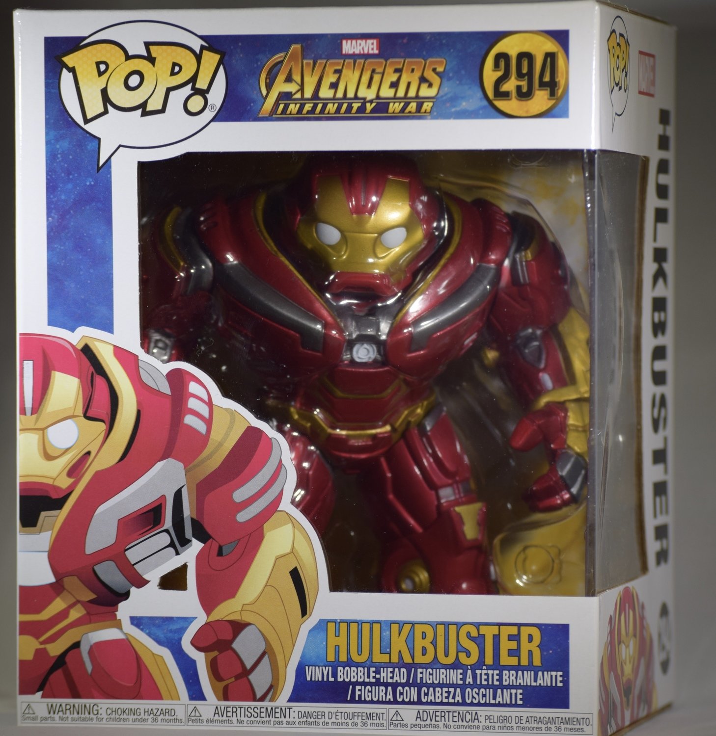 Funko Pop! Marvel Avengers Infinity War Hulkbuster Vinyl Pop #294
