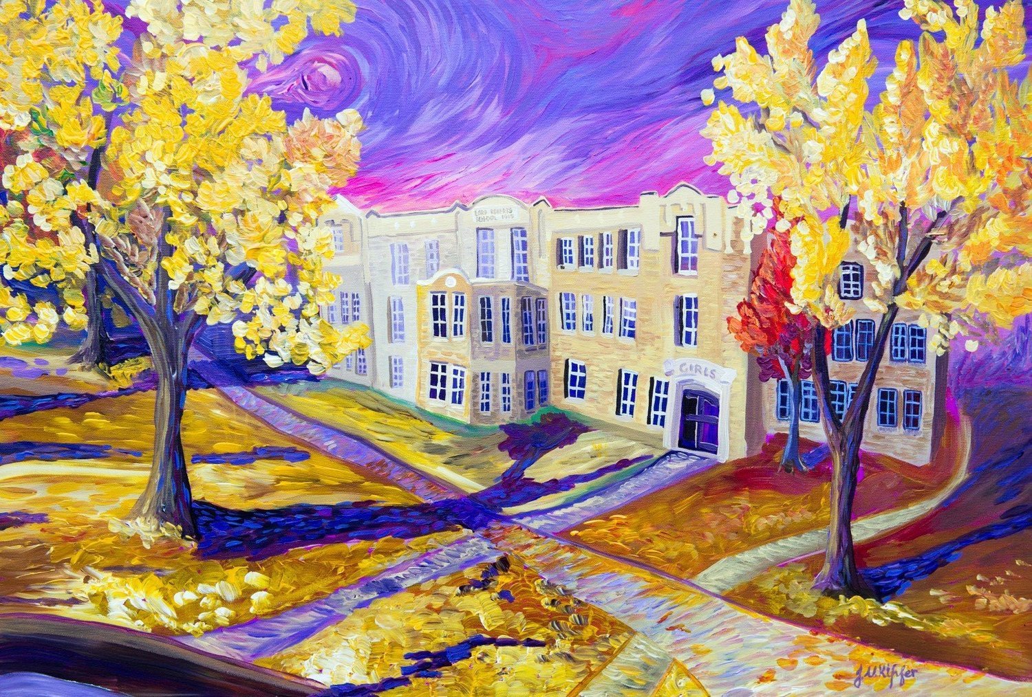 Woodfield Gold - Print Large