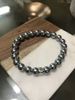 iCare Wellness Meditation Bracelet-Silver