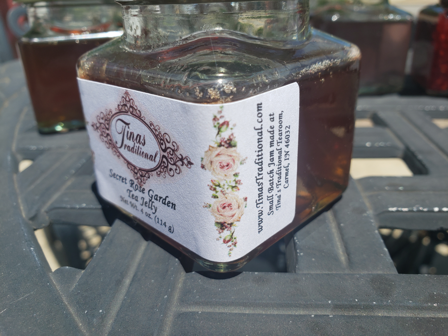 Secret Rose Garden Tea Jelly - 4 oz. Jar Secret Rose Garden Tea Jelly - 4 oz. Jar