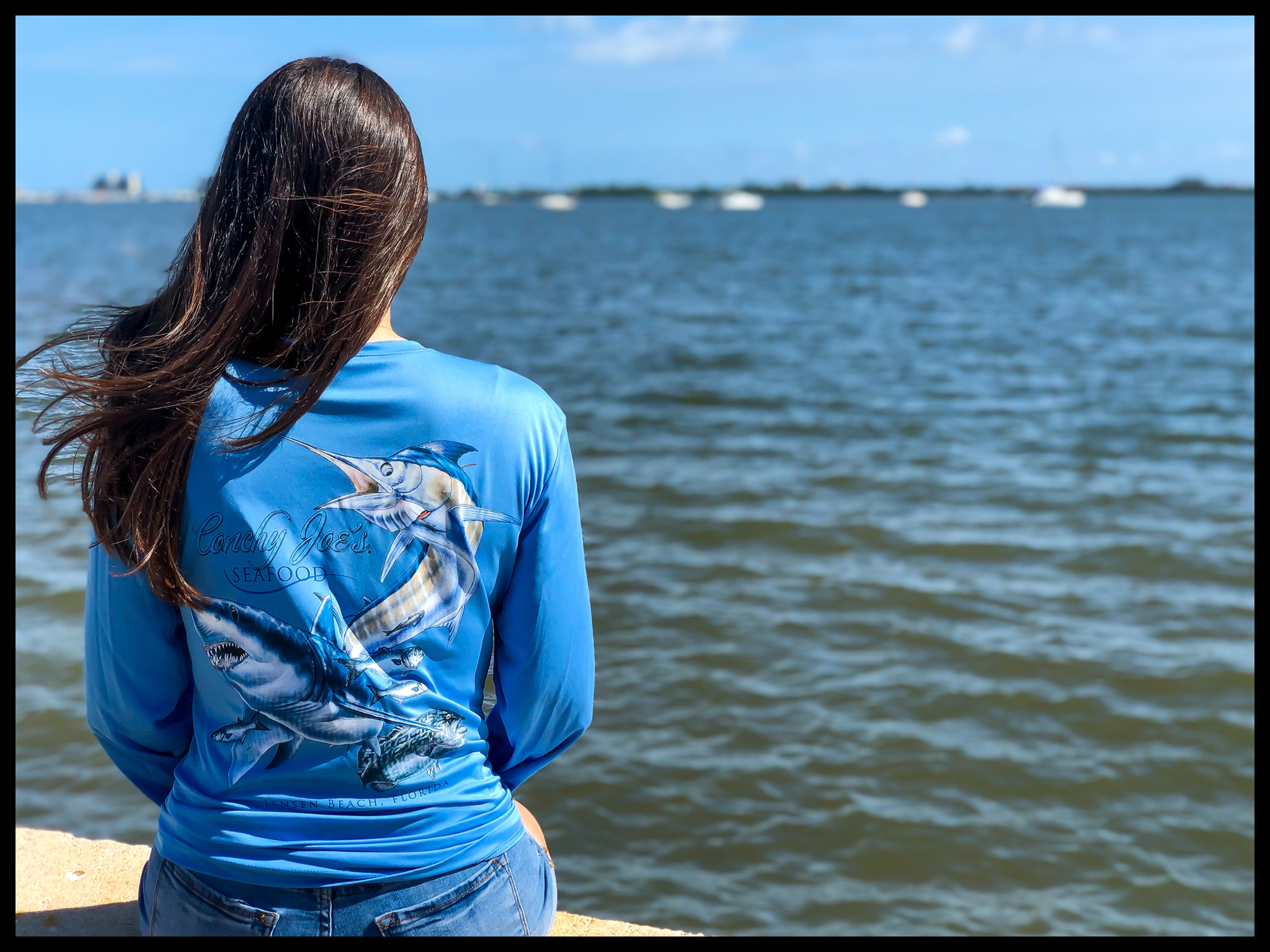 3 Fish Long Sleeve Performance - Unisex CJ-3F