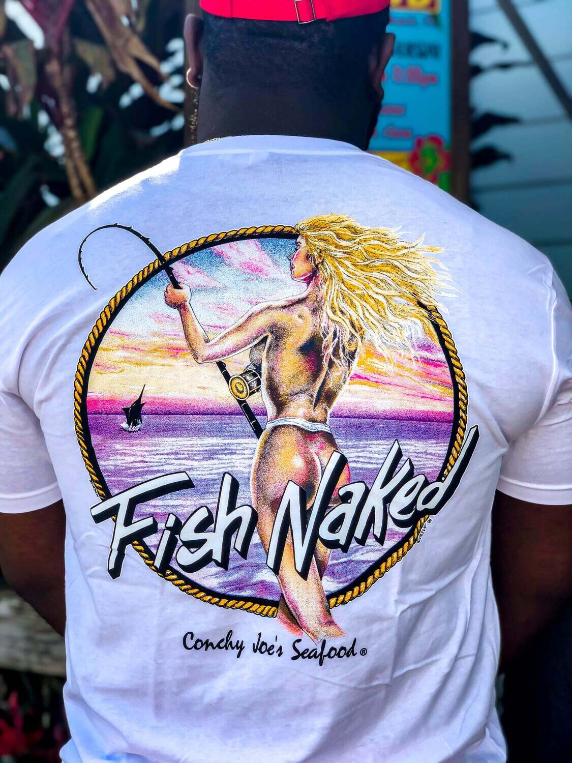 Fish Naked Short Sleeve Cotton T-Shirt