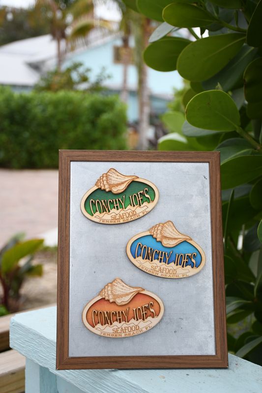 CJ'S Wooden Magnet