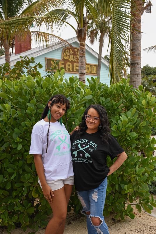 Ladies Twin Tails Crewneck