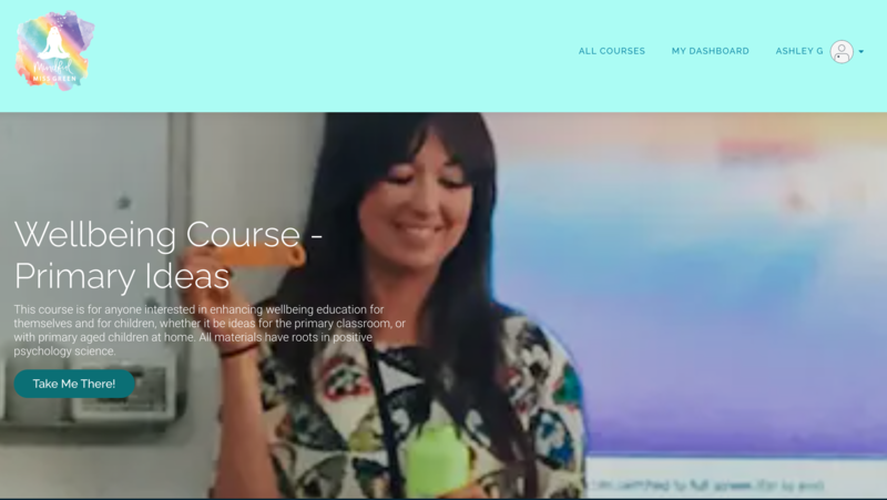 Wellbeing Course - Primary Ideas