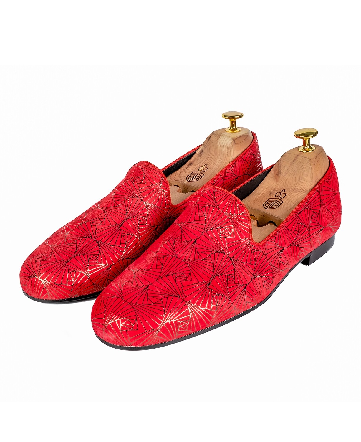Leather loafers Luanda Red