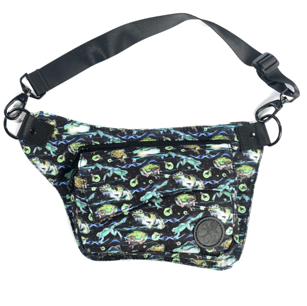 Spring Serenade (Frogs) Hip Bag (XS-M)