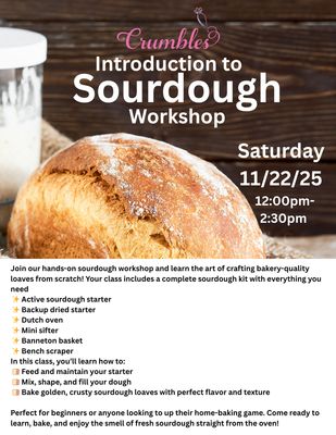 Sourdough Workshop 11/22/25