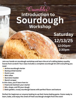 Sourdough Workshop 12/13/25