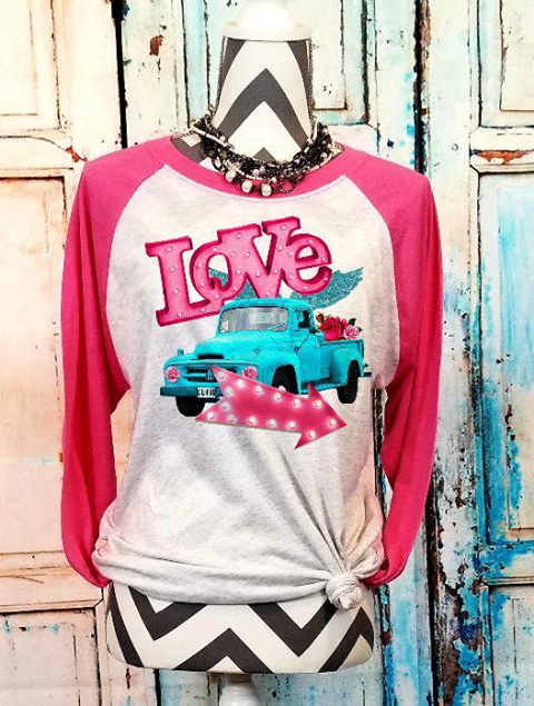 Love truck with Arrow