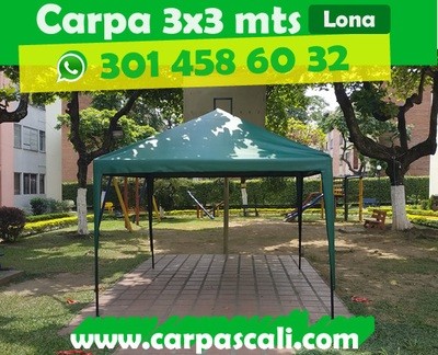 CARPA IMPERMEABLE DE 3x3 METROS LONA VERANO PVC